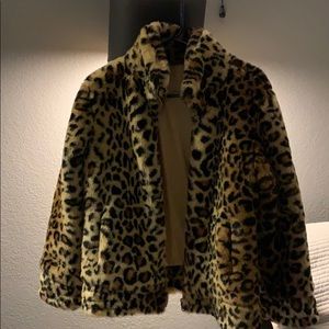 Fur Leopard coat